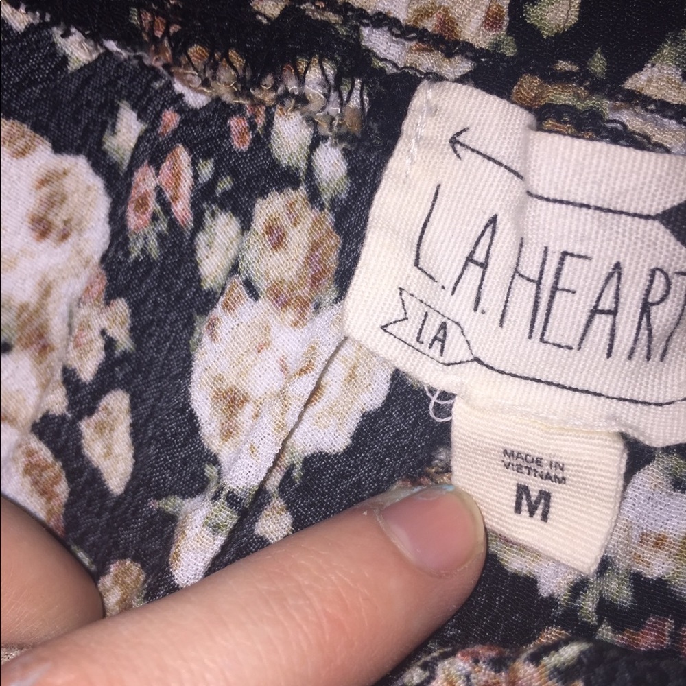 Flowery shorts